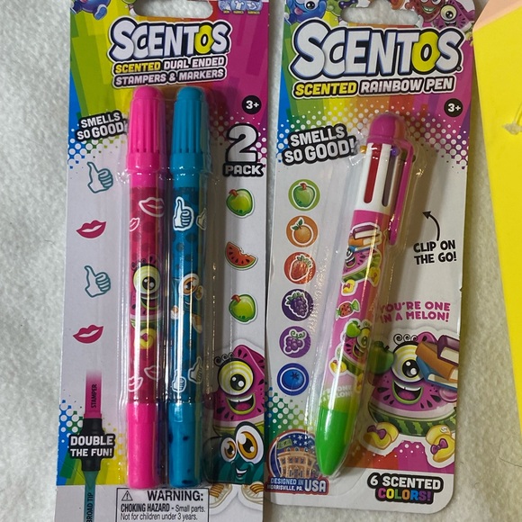 Scentos  SCRIBZ Stationery  Sticker Bundle Scented Pens Stickers Erasers & More - Picture 4 of 7